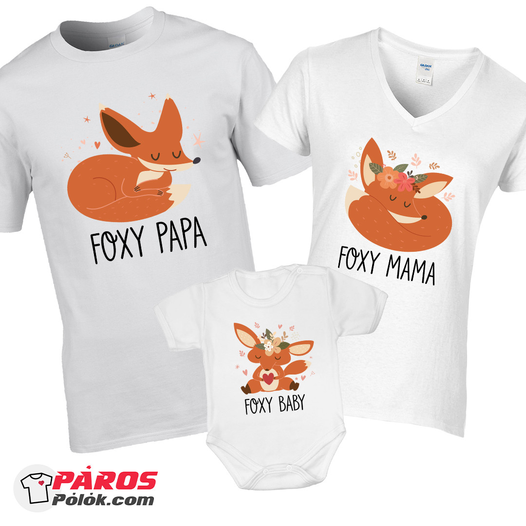 Baba Roka Róka család baba body csomag - Párospólók.com