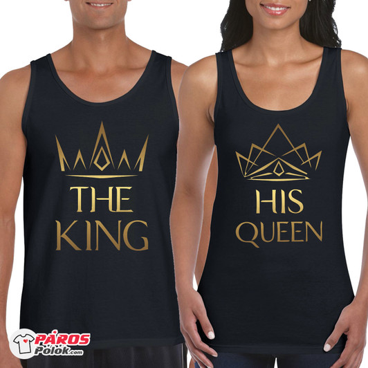 Elegant King and Queen Fekete Atléta Csomag