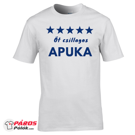 Öt csillagos Apuka Póló