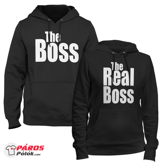 Fekete The Boss and The Real Boss pulóver csomag Fekete The Boss and The Real Boss pulóver csomag