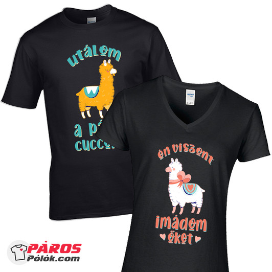 Páros Cuccok Láma Fekete csomag