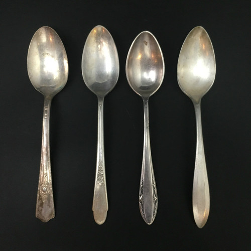 Antique Spoons | Dessert/Demitasse | Set of 4