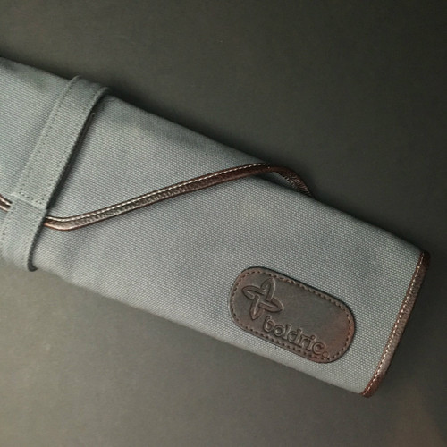 Boldric | 6 pocket knife roll | Abalone