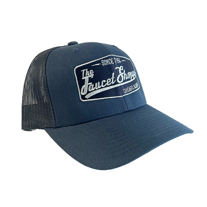 The Faucet Shoppe Mesh Cap Merch Navy Hat