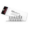 Toptul GAAG0804 Star Bit Socket Rail Set 3/8" 8pcs