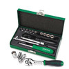 Toptul GCAD1702 Socket Set 1/4" 17pcs