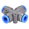 IFS 20-M068-08 Push Fit 8mm Union Cross