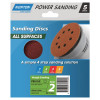 Norton 66623378422 Sanding Discs Velcro P80 150mm 5pcs