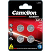 Camelion AG13-TB4 Alkaline Batteries LR44 1.5V 4x