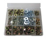 Trax ARX-FNWF14 Flanged Nut & Flat Washer Assortment 455pcs