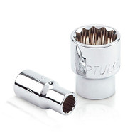 Toptul BBEB0816 Socket 12PT M 1/4" 1/2"