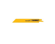 DeWalt DW4806 General Wood Recipro Saw Blades 150mm (6") x 10TPI (5x)