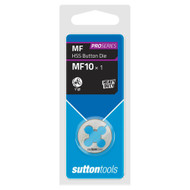 Sutton M5541005 HSS Button Die 1" MF10 x 1.0mm