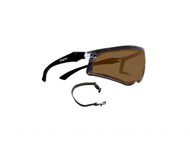 SGA 359BRFMDA Safety Glasses Slingshot Positive Seal Brown Mirror