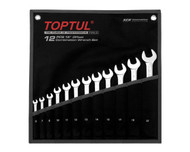 Toptul GPAB1203 Combination 15° Spanner Set 12pce