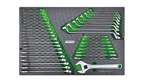 Toptul GE-21351 Bumper Series Tool Kit 7 Drawer Black 213pcs Toptul GE-21351 Bumper Series Tool Kit 7 Drawer Black 213pcs