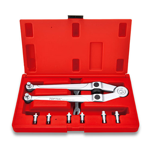 Toptul GAAI1005 Adjustable Pin Wrench Set 10pcs