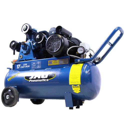 Jag Pneumatics SUPERCAT17 Air Compressor 17CFM Cast Iron Pump 58L Jag Pneumatics SUPERCAT17 Air Compressor 17CFM Cast Iron Pump 58L