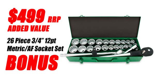 Toptul 276 Pcs 10 Drawer Metric/AF Tool Kit TTEK1000R Toptul 276 Pcs 10 Drawer Metric/AF Tool Kit TTEK1000R