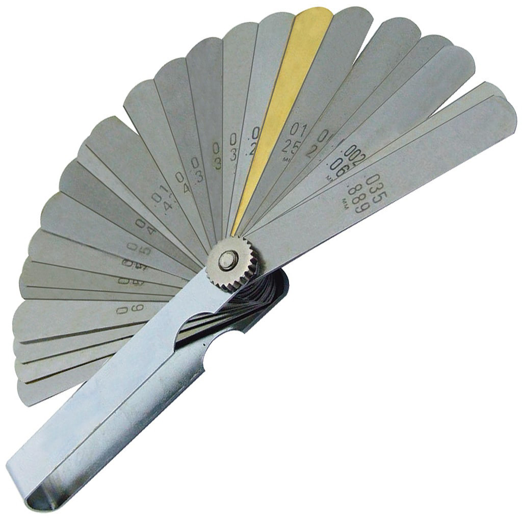SP Tools SP64034 Feeler Gauge 32pcs Metric/SAE 0.040.88mm (0.0015"0.35")