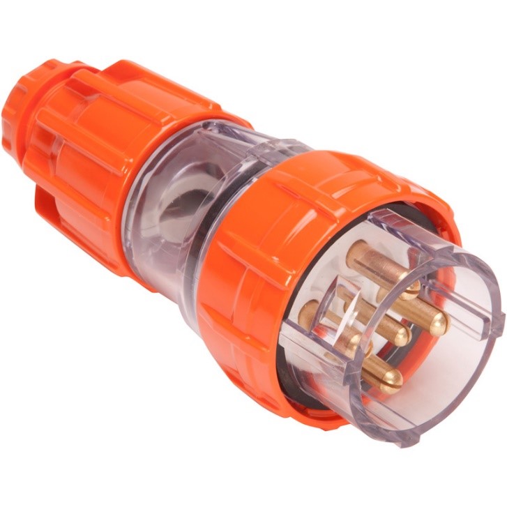 TWM P5P20ASP Three Phase Plug IP66 20Amp 5 Pin