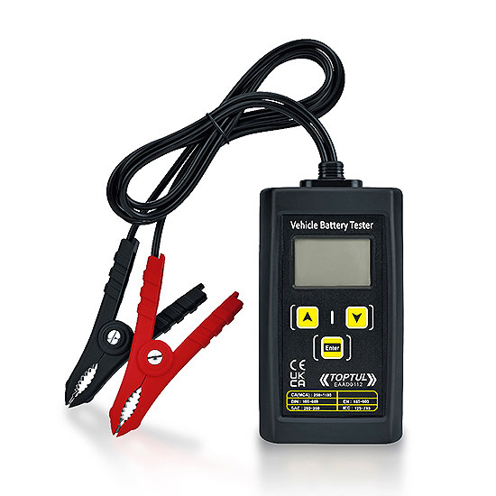 Toptul EAAD0112 Digital Vehicle Battery Tester Audel Tools Dandenong