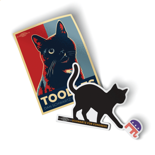 Toodles Sticker Set (4" x 3" Vinyl Sticker -- Combo Pack of Two!)