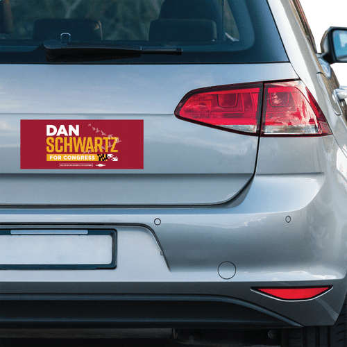 Dan Schwartz (10" x 4" Bumper Magnet)