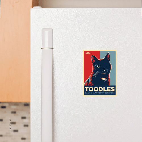 Toodles (4" x 5.5" Fridge Magnet)