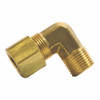 1/4" Comp x 1/4" MPT Brass Elbow Adapter