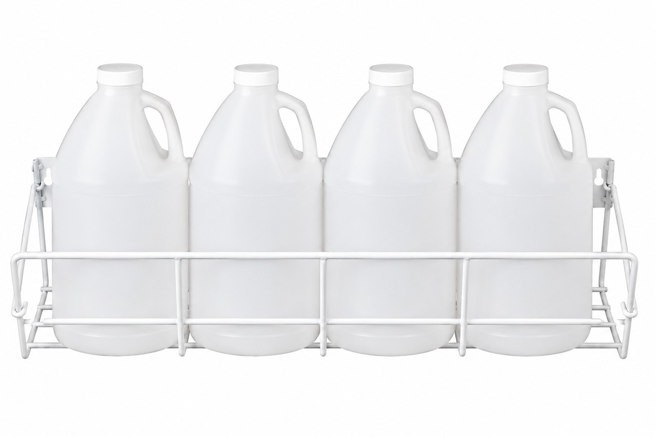 Premium Open White 1 Gal. Quad Rack
