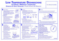 Low Temp Dishwasher Operation Poster