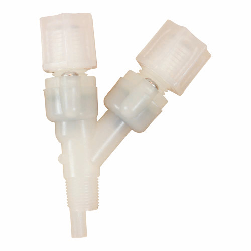 Dual "Y" Check Valve- Plastic - Chlorine Resistant 1/4"
