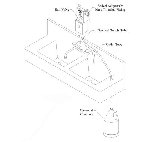 Dema 651GAP Single Product Dispeners 4Gpm