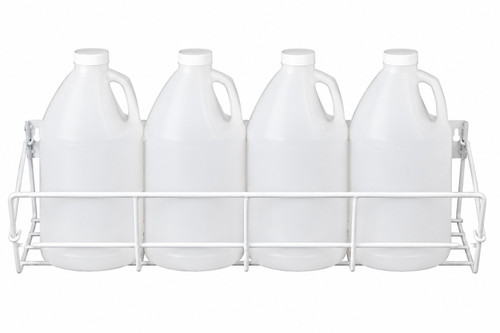 Premium Open White 1 Gal. Quad Rack