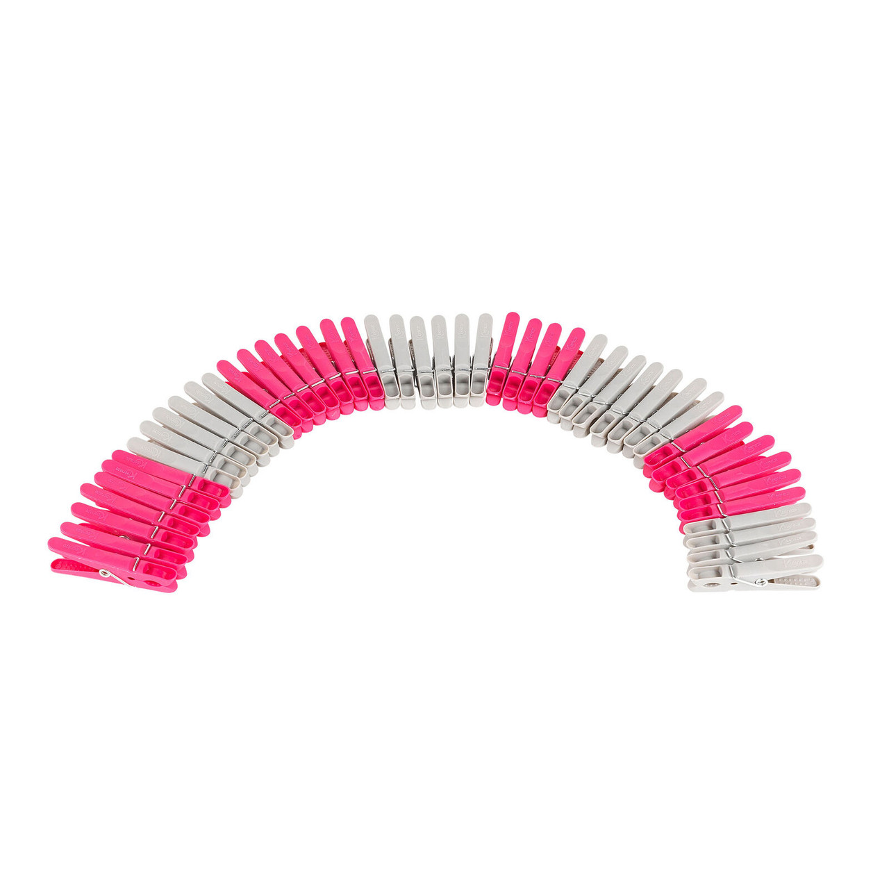 Pack of 50 Grey/Pink Kleeneze® KL064431EU Strong and Durable Pegs 