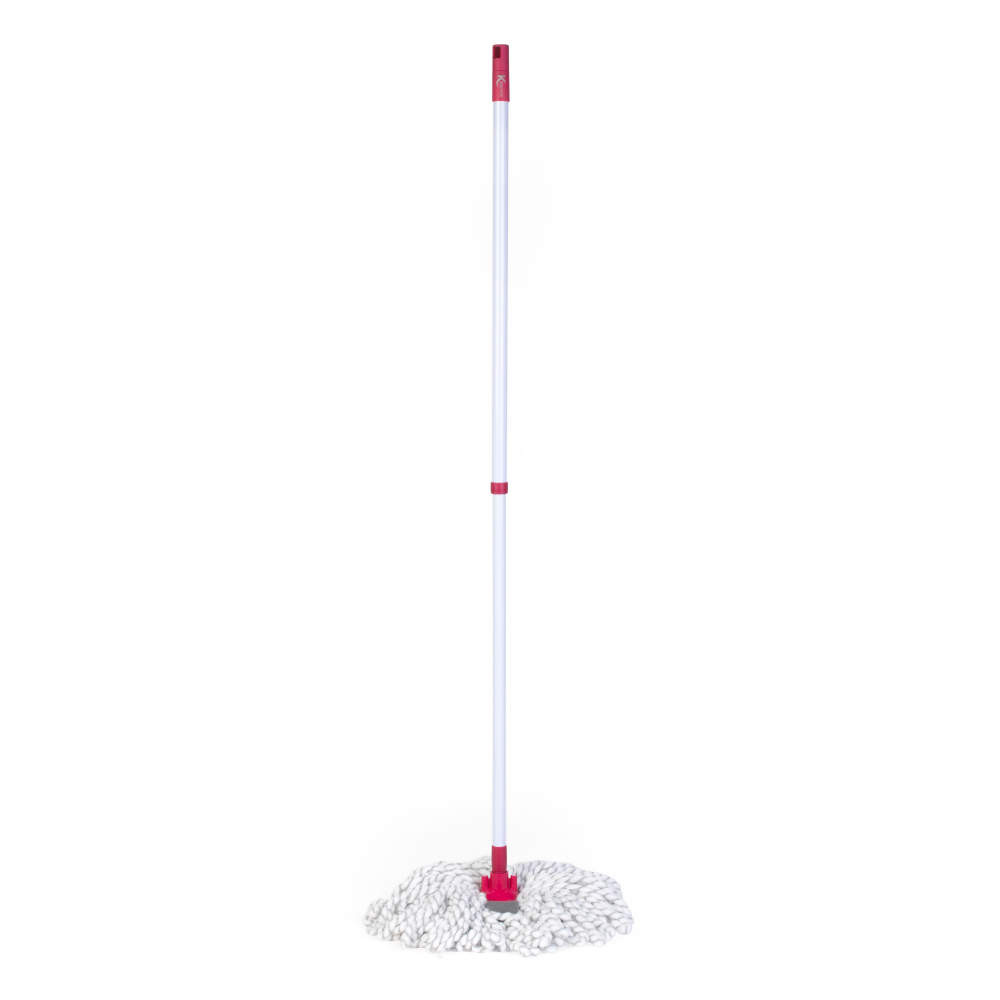 Power Clean Scrub Mop and Refill Head Extendable Handle Kleeneze