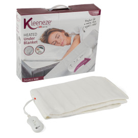 Machine Washable Electric Heated Under Blanket, 60 w, Double