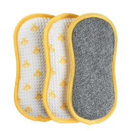 Pack of 3 Anti-Bac Busy Bee Cleaning Pads | Treated with Anti-Bac Protection | Perfect for Removing Tough Stains