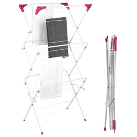 3 Tier Clothes Airer – Foldable, 15 m Drying Space,