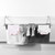 Grey metal pasta cutter attachment shown flat on white background