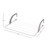 White over radiator drying rack with grey hooks, shown with measurements