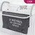 White indoor radiator drying rack with grey handles, space for 3 metres of laundry.