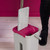 Grey flat mop in self-cleaning bucket, shown on light wood floor