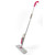 Spray mop with removable grey pad, shown with label for antimicrobial protection.