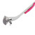 Grey and pink sponge mop with scrubbing brush, handle shown in use