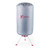 Silver Kleeneze clothes airer dryer with pink tripod base, shown upright.