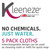 Promotional graphic for Kleeneze 5 pack cleaning cloths; no chemicals needed, just water.