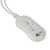 White Kleeneze controller with slider switch for electric heated blanket, angled view