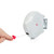 Wall-mounted retractable washing line with pink pull handle, shown extended